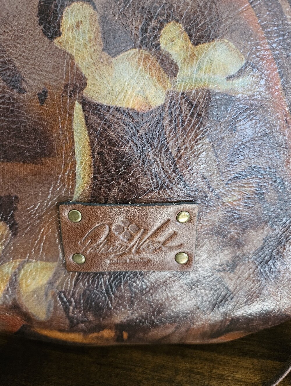 Patricia Nash Renaissance Revival Benvenuto Leather Tote Bag Limited Edition - Picture 8 of 16